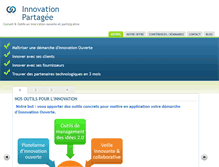 Tablet Screenshot of innovationpartagee.com